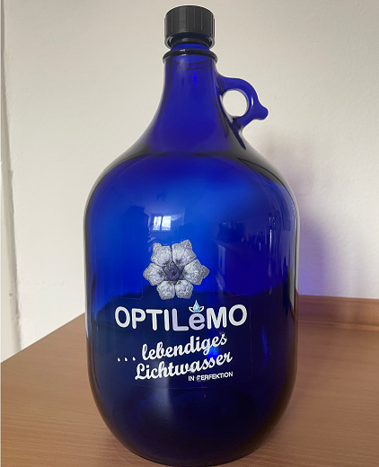 OptiLeMo glass bottle 5 liters